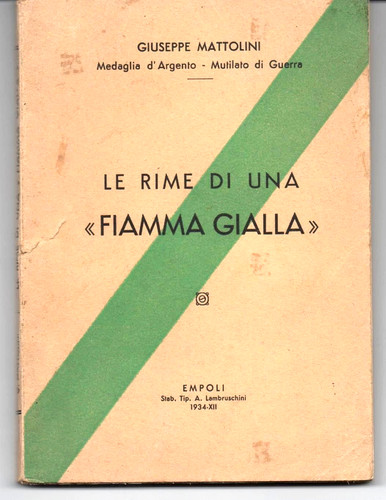 Giuseppe mattolini rime di - le,
