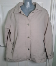 Giacca leggera ambra taglia 20 beige nuova con etichetta