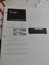 ICOM IC-736 / IC-738 Manuale Istruzioni