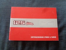 MOTO GUZZI 125 CUSTOM LIBRETTO ISTRUZIONI PER  USO E MANUTENZIONE