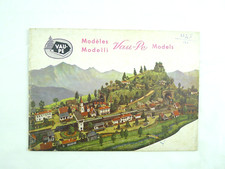 VINTAGE CATALOGO VECCHIO VAU PE MODELS DIORAMA PLASTICO FERMODELLISMO TRENINO