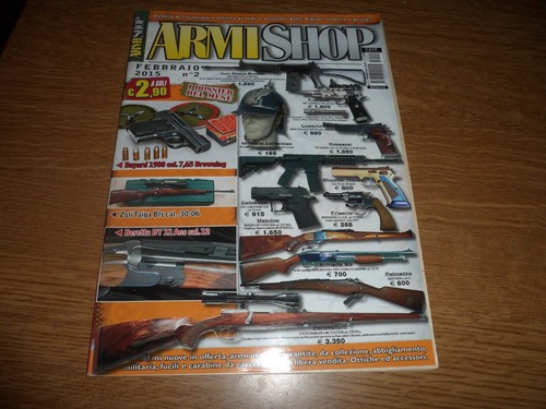 Rivista armi shop - shop, febraio