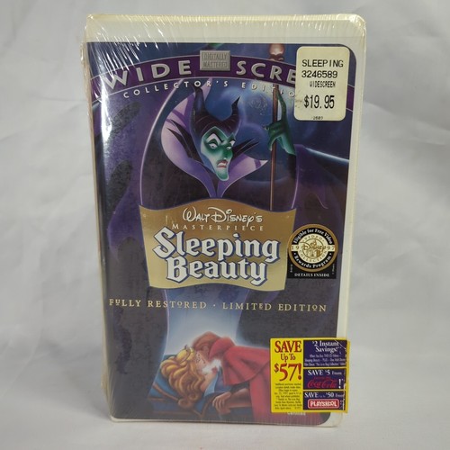 Sleeping beauty widescreen vhs - sleeping,