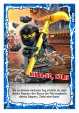 167 - NINJA-GO, Cole! - Carta