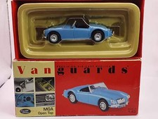 MGA Open Top Vanguards replica Lledo Collect. 1/43 Con Scatola