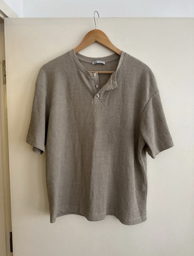 Zara maglietta uomo beige