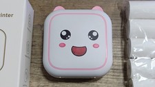 Stampante Fotografica Bambini, Stampante Sticker Portatile per Bambini, Mini Sta