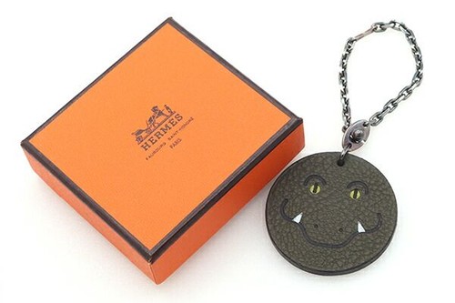 Portachiavi hermes pelle - portachiavi,