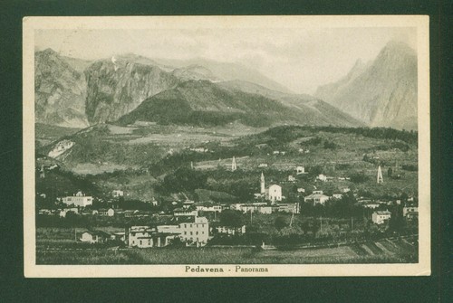 Pedavena panorama anno - (bl),