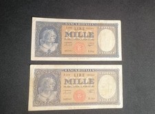 2 banconote da 1000 lire