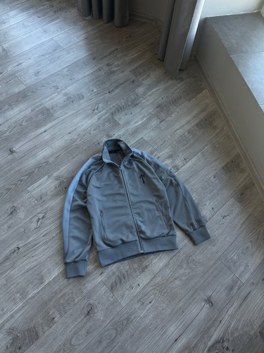Trapstar grey men track zip - grey,
