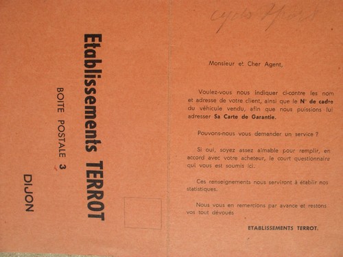 Terrot prospectus pour carte - prospectus,