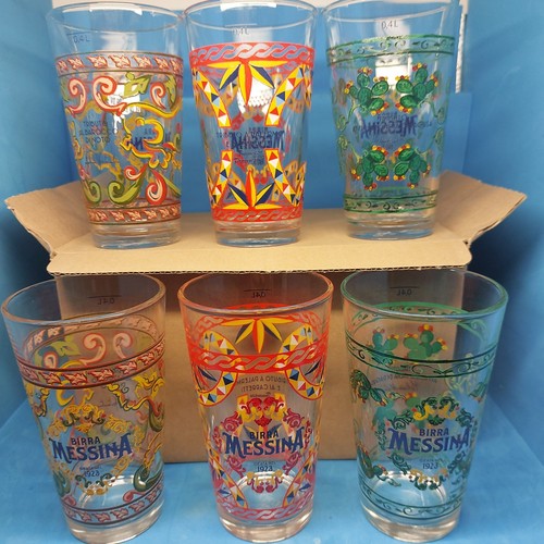 Birra messina bicchieri 4 - 6,