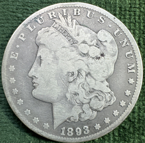 1893 morgan dollar - $1,