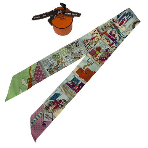 Hermes sciarpa twilly seta - hermes, la
