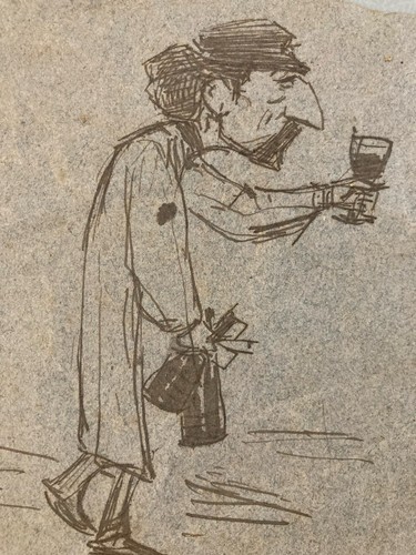 Disegno inchiostro ritratto - disegno,