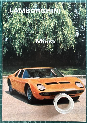 Rara pubblicità lamborghini - rara,