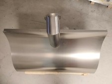 CAPPA PARETE ARREDO FIM Inox 120 cm Made in Italy