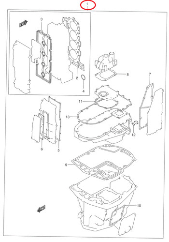 Oem suzuki marine set - suzuki,