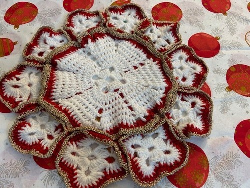 Centrini natale uncinetto - natale,