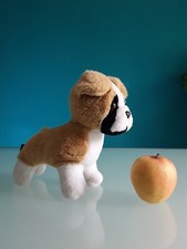 "TRUDI" plush, dog, brown
