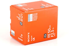 Obiettivo Sony FE 50mm f/2.5 G (SEL-50F25G) NUOVO + IMBALLO ORIGINALE