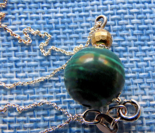 Collana vera malachite - collana,