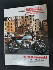 Kawasaki Z 350 1979 pagina annuncio rivista italiana a colori originale d'epoca 