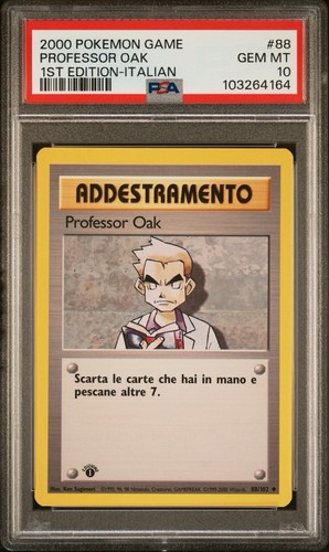 Pokemon psa 10 professor - psa,