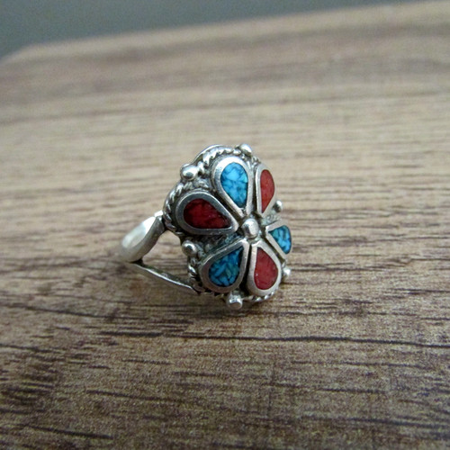 Anello vintage nativo argento