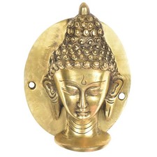 Buddha Head Shape Brass Door