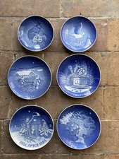 6 Piatti Royal Copenaghen Anni ‘80 Diametro 18,5 Cm 15 Cm