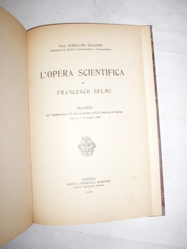 Opera scientifica di - l'opera,
