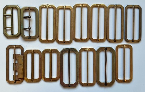 Brass army uniform belt - brass,