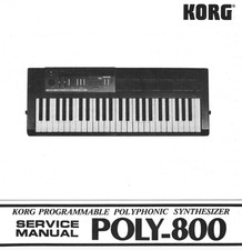 KORG POLY-800, 800II Schematic