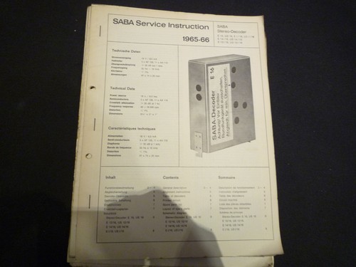 Manuale servizio originale - manuale,