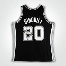 Maglia Manu Ginobili firmata NBA San Antonio Spurs Mitchell & Ness Swingman 02-03