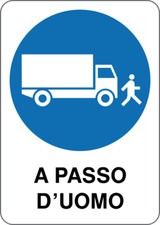 M-ITALY CARTELLO SEGNALETICO -