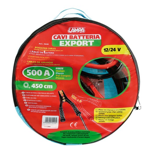Cavi batteria con pinza - batteria, 500