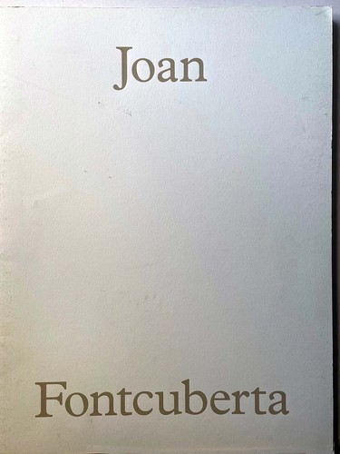 Joan fontcuberta gastropoda - fontcuberta,