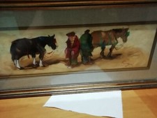 Basso Ragni (Termoli 1921 – Livorno1979) #3 - Scena Campestre - Dipinto ad Olio