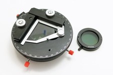 Wild Heerbrugg/Leica set polarizzazione stereolupe analizzatore tavola rotante polo