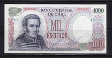 Chile J. M. Carrera 1000 scudi