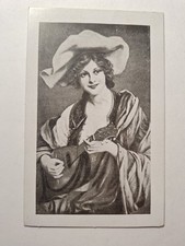 Cartolina 1928 – “Citarera” Donna con mandolino – Uff. Rev. Stampa Milano