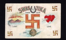 Swastika - Cartolina Buona
