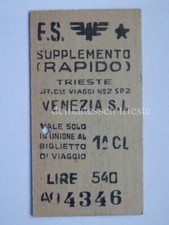 TRENO TRIESTE VENEZIA vecchio