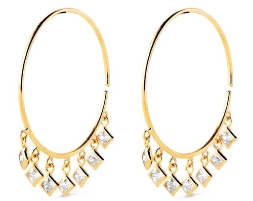 Orecchini oro 18k 750 mls - in,