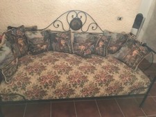 divano ferro battuto vintage