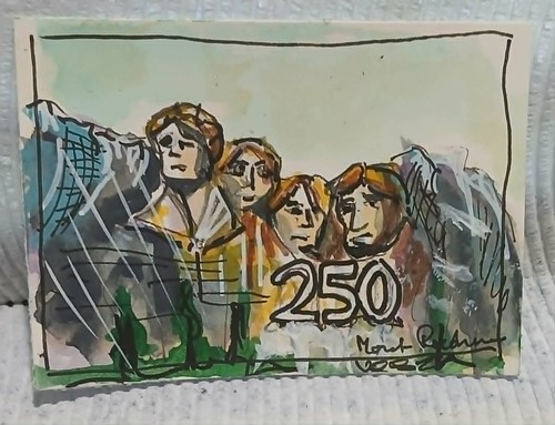 Ooak aceo rushmore 250 - aceo,