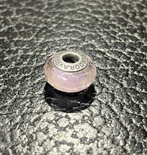 Charm Pandora verre rose